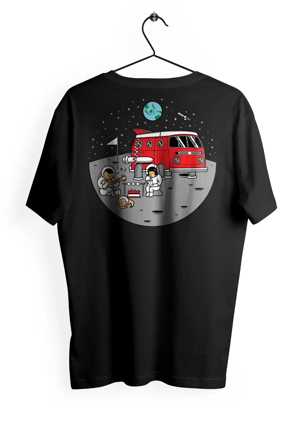 T-Shirt Maglietta Moon Lovers Urban Oversize-1