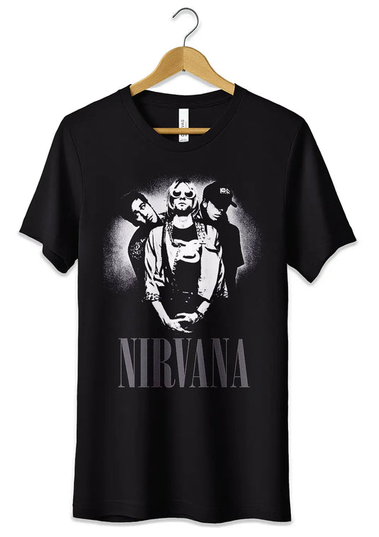 T-Shirt Maglietta Nirvana Kurt Cobain Dave Grohl Novoselic-0