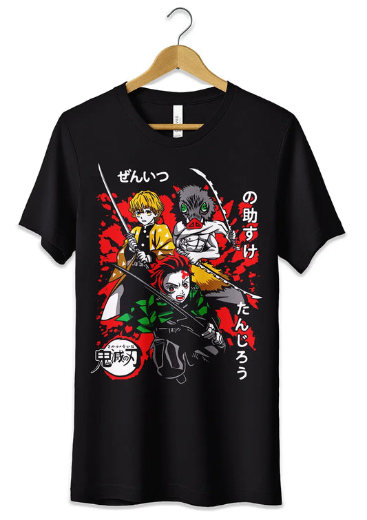 T-Shirt Maglietta Personaggi Demon Slayer Anime-0