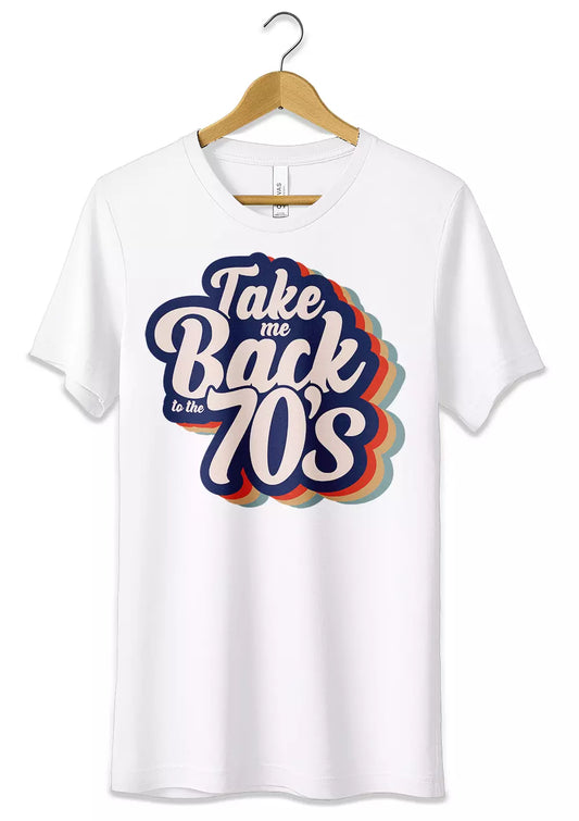 T-Shirt Maglietta Retro Vintage Take me Back Style-0