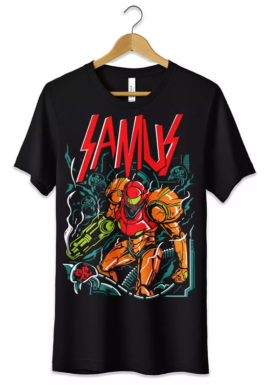 T-Shirt Maglietta Videogames Samus Aran Metroid-0