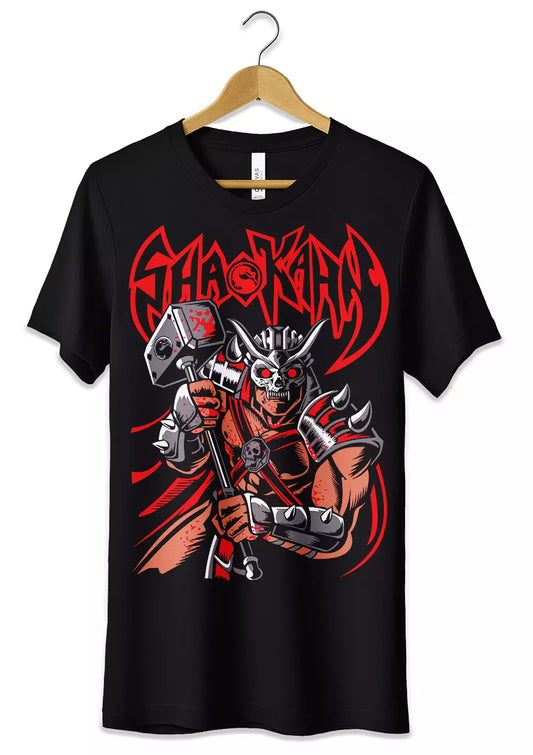 T-Shirt Maglietta Videogames Shao Kahn Mortal Kombat-0