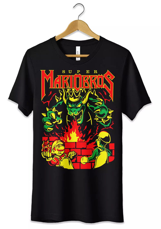 T-Shirt Maglietta Videogames Super Mario Bros-0