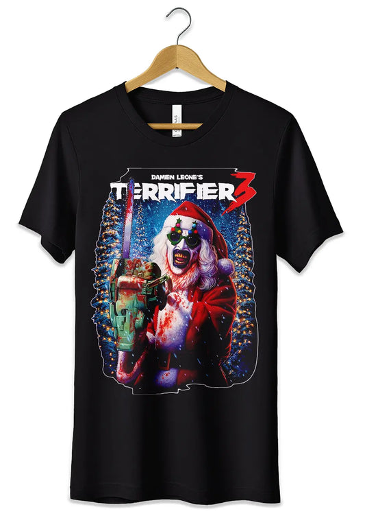 T-Shirt Maglietta Terrifier 3 Damien Leone Horror-0
