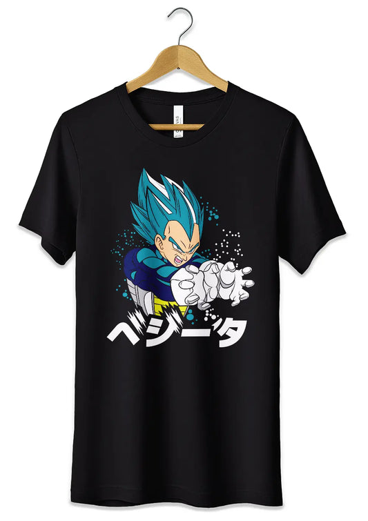 T-Shirt Maglietta Vegeta Super Sayan Blue Dragon Ball-0