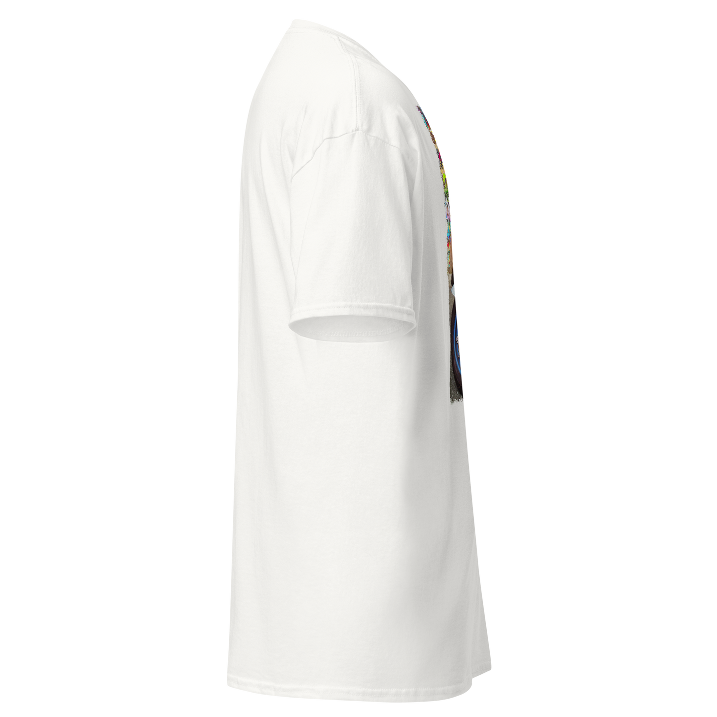 T-shirt Uomo Stampa Scooter Vintage Stile Graffiti Urbano 11011-VES