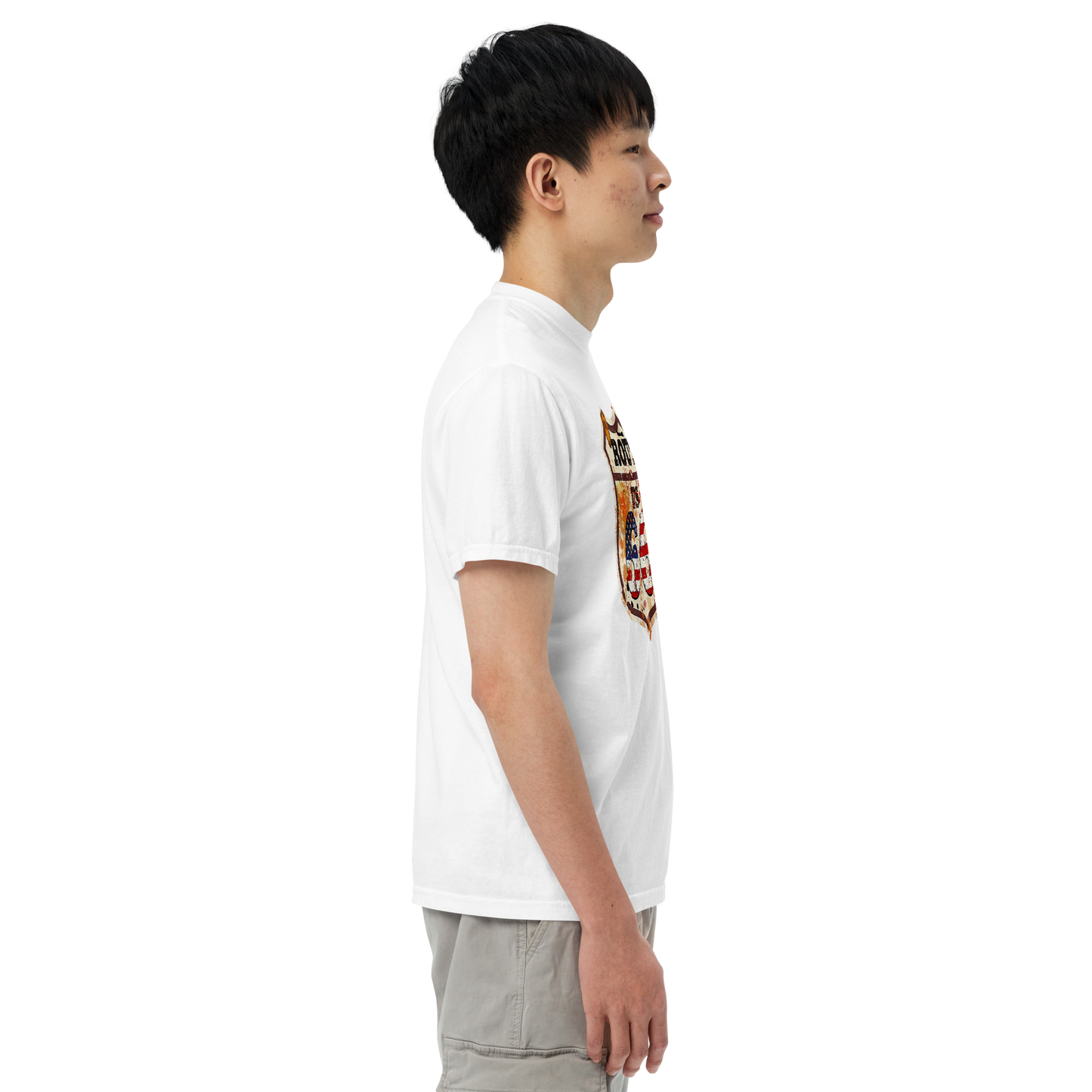 T-shirt Vintage Route 66 - Stile On The Road Americano 12066-5