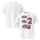 T-shirt F1 Vintage Ferrari 312B2 - Stampa Disegno Tecnico