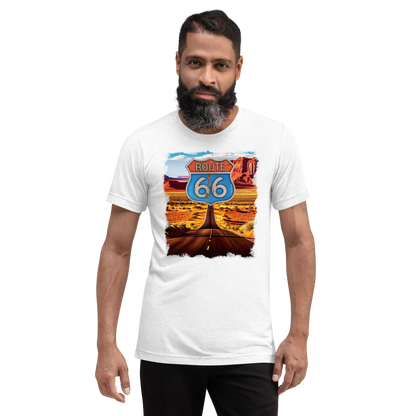 T-shirt Vintage Route 66 - Il Sogno Americano On The Road