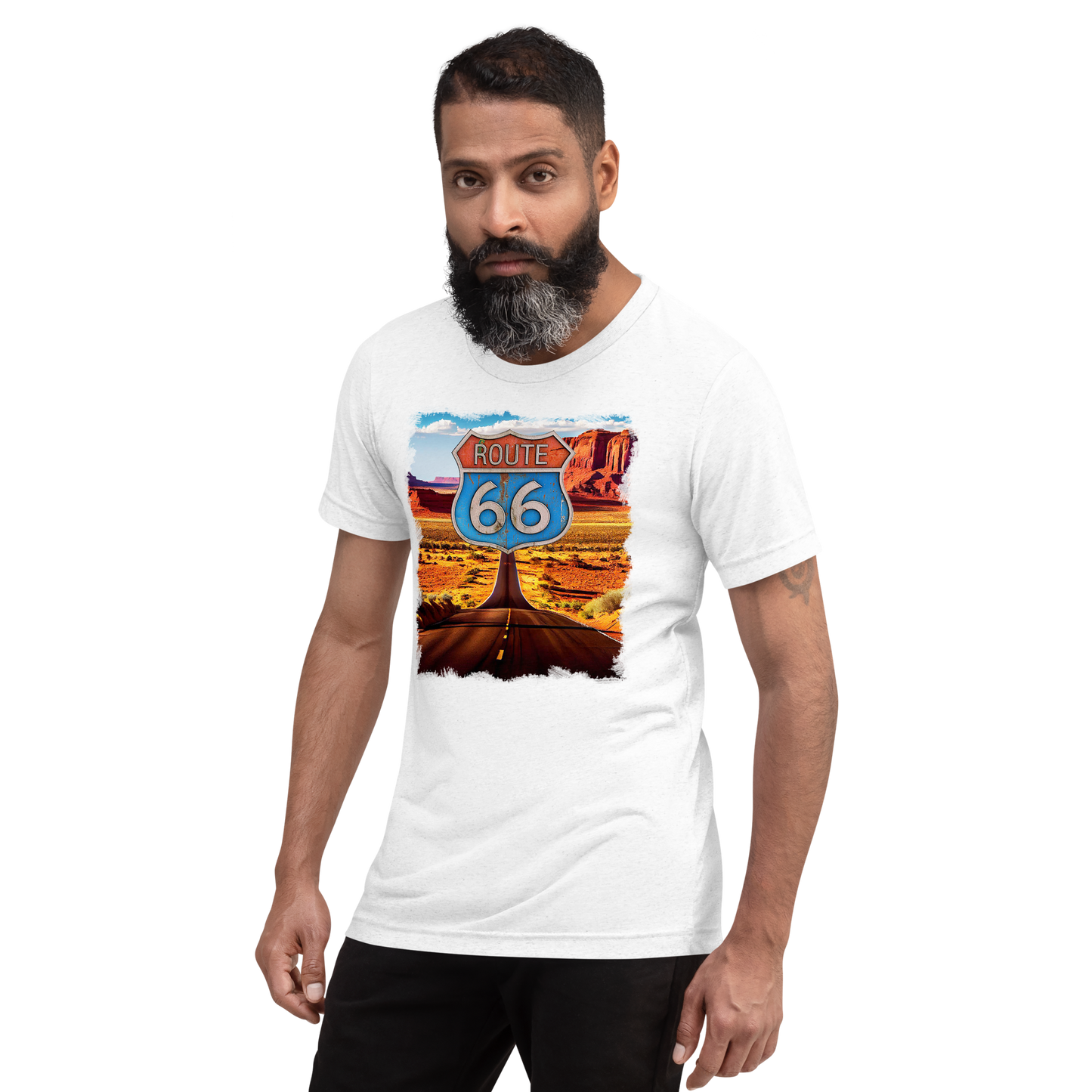 T-shirt Vintage Route 66 - Il Sogno Americano On The Road