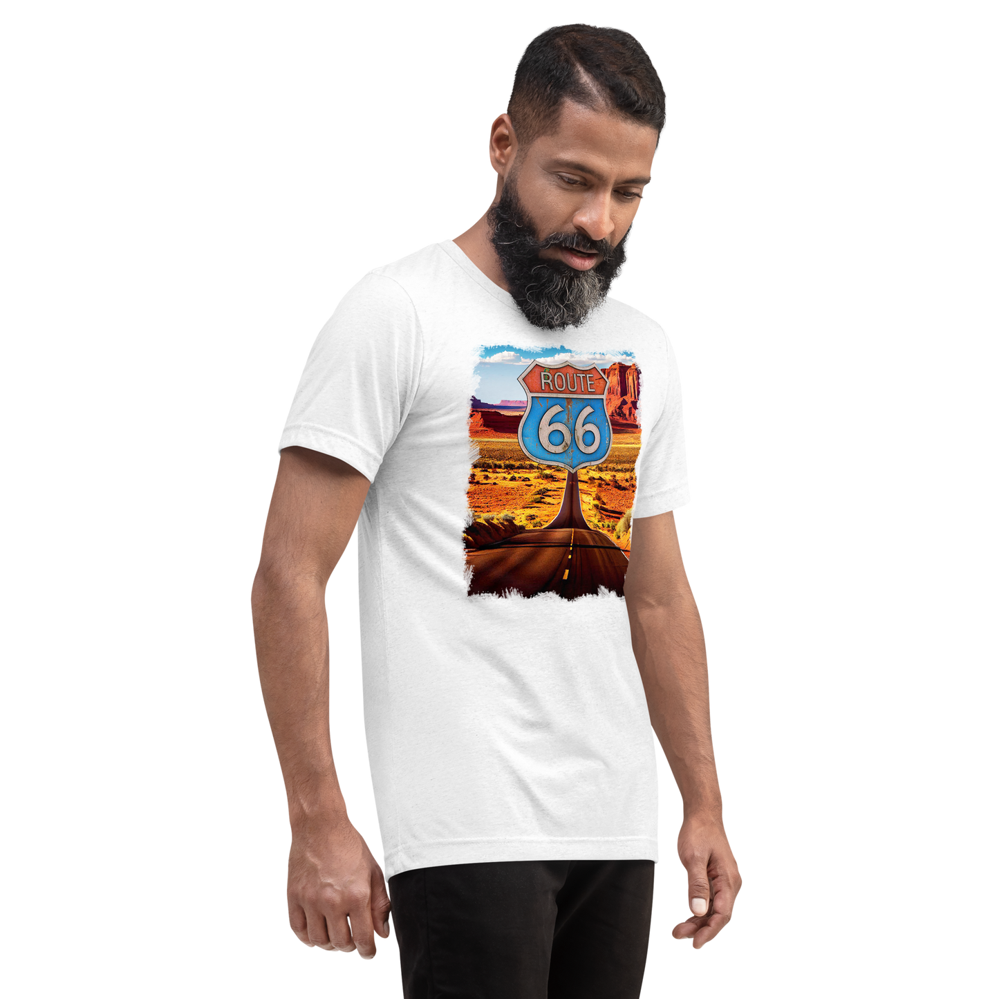 T-shirt Vintage Route 66 - Il Sogno Americano On The Road