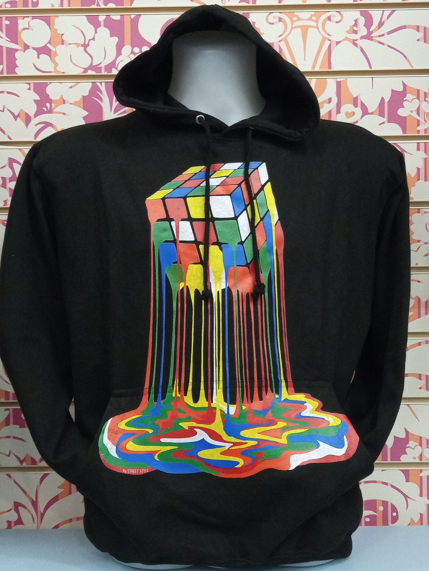 408 CUBO COLOR COL. NERO - Felpa UNISEX College - AWDis - STREET STYLE PRINT stampa personalizzata