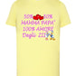 50% Mamma 50% Papà Amore degli ZII T-shirt solo da femmina Mod. Slim STREET STYLE