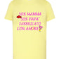 50% Mamma 50% Papà' Fabbricato Con Aamore T-shirt solo da femmina Mod. Slim STREET STYLE