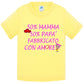 50%Mamma 50% Papà Fabbricato con Amore - T-shirt per Bambino/a Mod. Baby & Kid Da 0 a 8 anni STREET STYLE