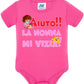 Aiuto la Nonna mi Vizia Body da bambino/a a maniche corte 100% cotone JHK STREET STYLE PRINT