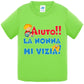 Aiuto la Nonna MI Vizia - T-shirt per Bambino/a Mod. Baby & Kid Da 0 a 8 anni STREET STYLE