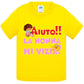 Aiuto la Nonna MI Vizia - T-shirt per Bambino/a Mod. Baby & Kid Da 0 a 8 anni STREET STYLE