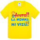 Aiuto la Nonna MI Vizia - T-shirt per Bambino/a Mod. Baby & Kid Da 0 a 8 anni STREET STYLE