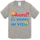 Aiuto la Nonna MI Vizia - T-shirt per Bambino/a Mod. Baby & Kid Da 0 a 8 anni STREET STYLE