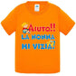 Aiuto la Nonna MI Vizia - T-shirt per Bambino/a Mod. Baby & Kid Da 0 a 8 anni STREET STYLE