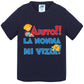 Aiuto la Nonna MI Vizia - T-shirt per Bambino/a Mod. Baby & Kid Da 0 a 8 anni STREET STYLE