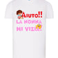 Aiuto la Nonna mi Vizia T-shirt solo da femmina Mod. Slim STREET STYLE