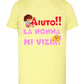 Aiuto la Nonna mi Vizia T-shirt solo da femmina Mod. Slim STREET STYLE