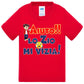 Aiuto la Zia o lo Zio mi Vizia - T-shirt per Bambino/a Mod. Baby & Kid Da 0 a 8 anni STREET STYLE