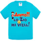 Aiuto la Zia o lo Zio mi Vizia - T-shirt per Bambino/a Mod. Baby & Kid Da 0 a 8 anni STREET STYLE