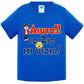 Aiuto la Zia o lo Zio mi Vizia - T-shirt per Bambino/a Mod. Baby & Kid Da 0 a 8 anni STREET STYLE