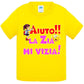 Aiuto la Zia o lo Zio mi Vizia - T-shirt per Bambino/a Mod. Baby & Kid Da 0 a 8 anni STREET STYLE