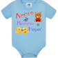 Amore di Mamma e Papà Body da bambino/a a maniche corte 100% cotone JHK STREET STYLE PRINT