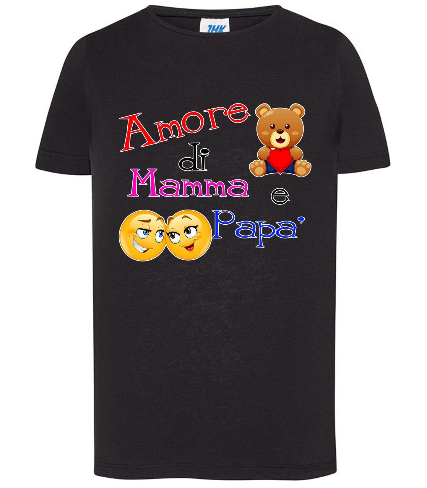 Amore di Mamma e Papà T-shirt solo da femmina Mod. Slim STREET STYLE