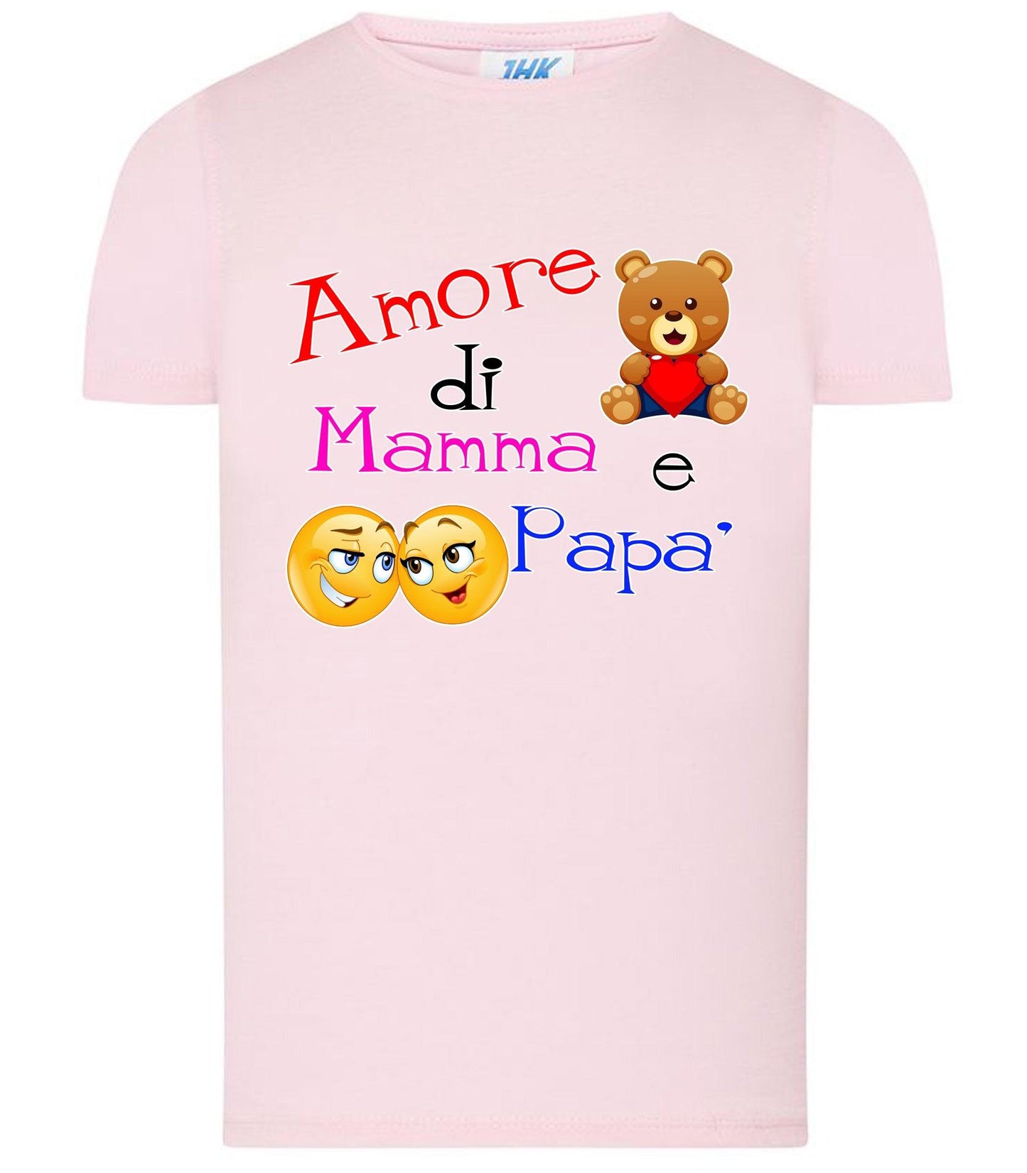 Amore di Mamma e Papà T-shirt solo da femmina Mod. Slim STREET STYLE