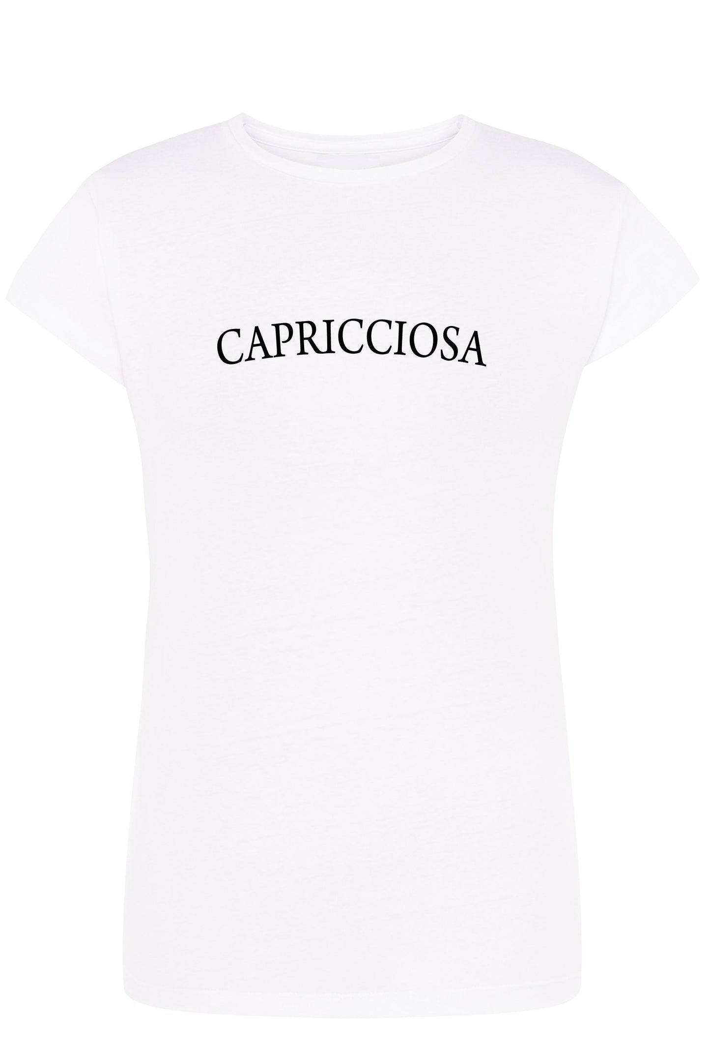 Capricciosa 3412 Solo Parole Lady Donna 100% Cotone Pettinato STREET STYLE