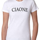 CIAONE Solo Parole 3405 Lady Donna 100% Cotone Pettinato STREET STYLE