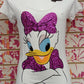 DD234TSW PAPERINA PAILETTES - DISNEY T-SHIRT DONNA - STREET STYLE PRINT stampa personalizzata