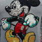 DT092TWW T-SHIRT TOPOLINO PAILETTES MANICHE LUNGE - DISNEY T-SHIRT DONNA - STREET STYLE PRINT stampa personalizzata