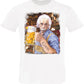 Einstein che Beve Birra Art. 18-84-5 T-Shirt Urban Men Uomo 100% Cotone Fiammato STREET STYLE