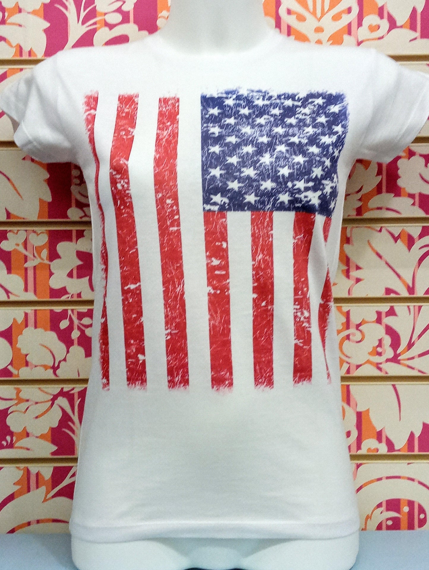 FLAG AMERICA 11-9 - JHK TSRLCMF DONNA - STREET STYLE PRINT stampa personalizzata