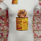 GW2008 MC SCOLLO AMPIO - FIX DESIGN T-SHIRT DONNA - STREET STYLE PRINT stampa personalizzata