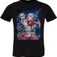 Harley Quinn & Joker Art. 2070-2 T-Shirt Urban Men Uomo 100% Cotone Fiammato STREET STYLE