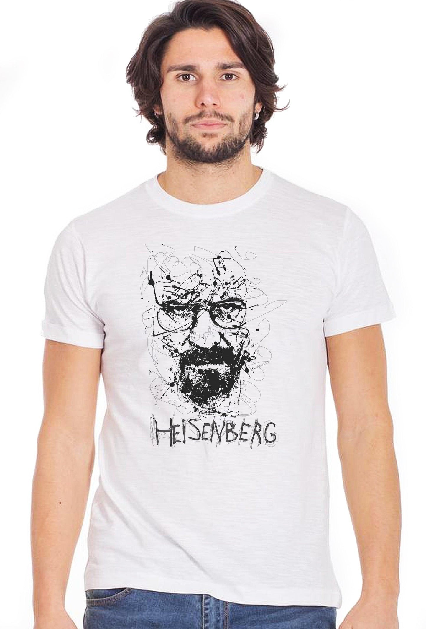 Heisenberg Stilizzato Art. 18-94 T-Shirt Urban Men Uomo 100% Cotone Fiammato STREET STYLE