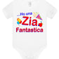 Ho una Zia F antastica Body da bambino/a a maniche corte 100% cotone JHK STREET STYLE PRINT