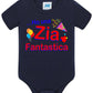 Ho una Zia F antastica Body da bambino/a a maniche corte 100% cotone JHK STREET STYLE PRINT