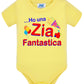 Ho una Zia F antastica Body da bambino/a a maniche corte 100% cotone JHK STREET STYLE PRINT