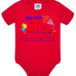 Ho una Zia F antastica Body da bambino/a a maniche corte 100% cotone JHK STREET STYLE PRINT