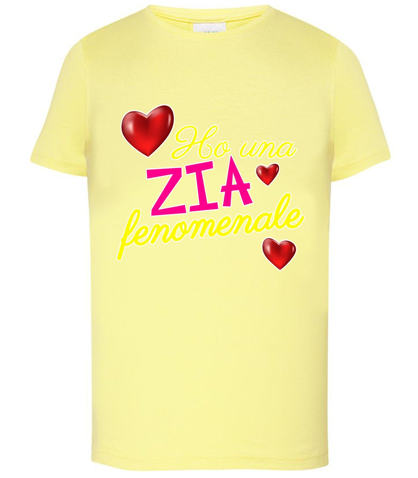 Ho Una Zia Fenomenale T-shirt solo da femmina Mod. Slim STREET STYLE