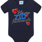 Ho una Zia o Zio Fenomenale Body da bambino/a a maniche corte 100% cotone JHK STREET STYLE PRINT